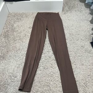 Aerie Brown Leggings Soft Stretchy Design